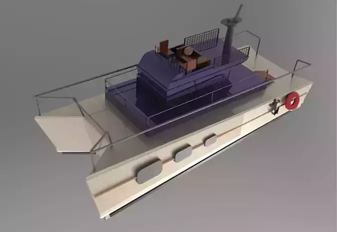 Sea Ship Model Free 3D model