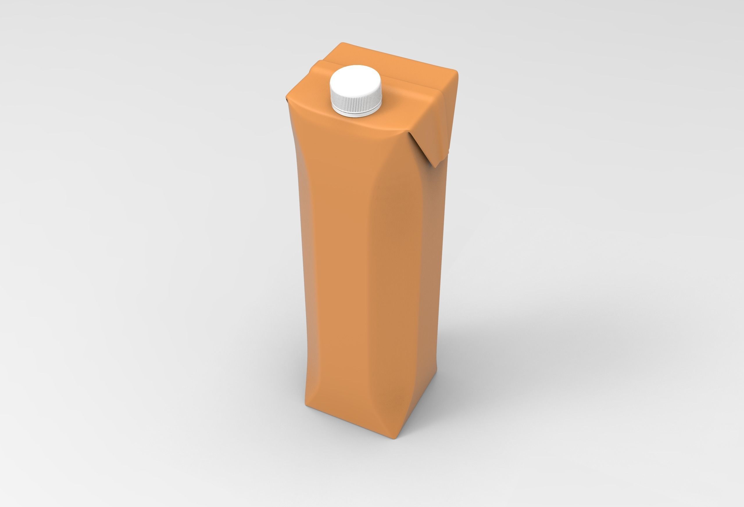 milk pack Free 3D model_1