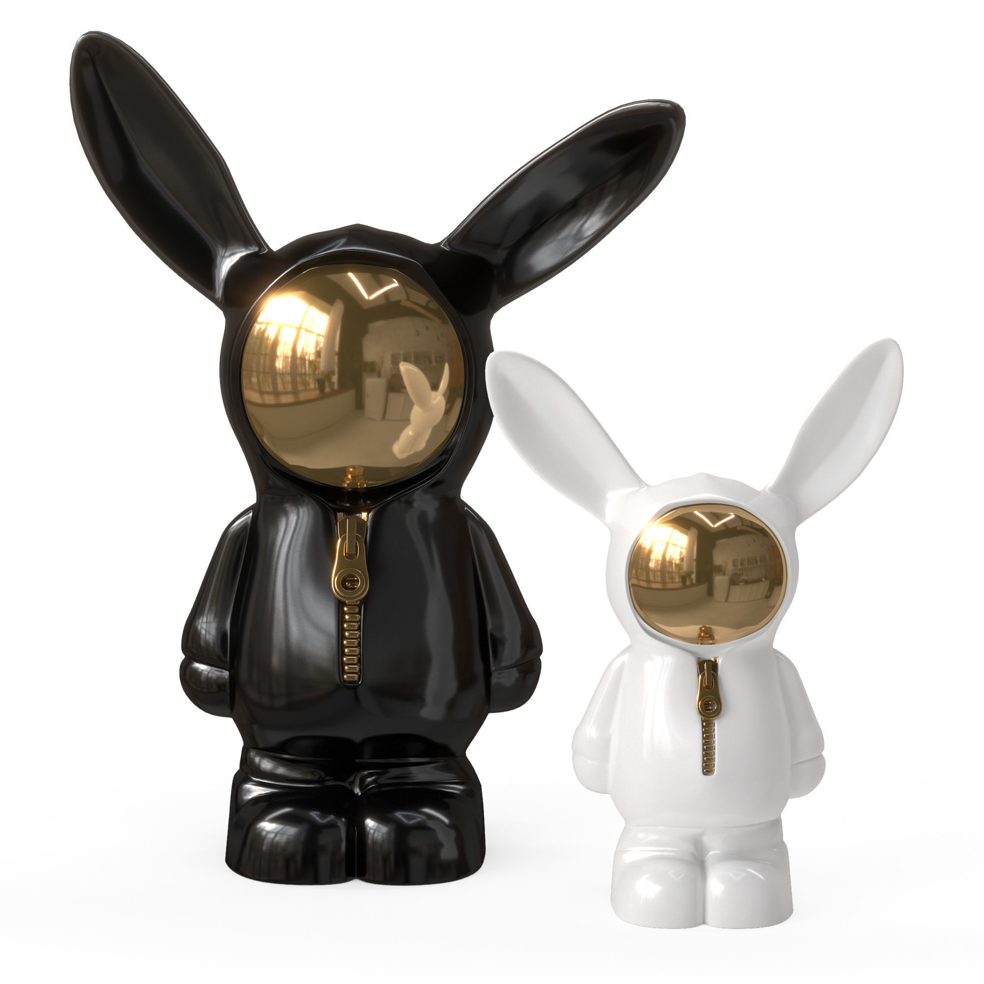 Space Bunny 3D model | CGTrader