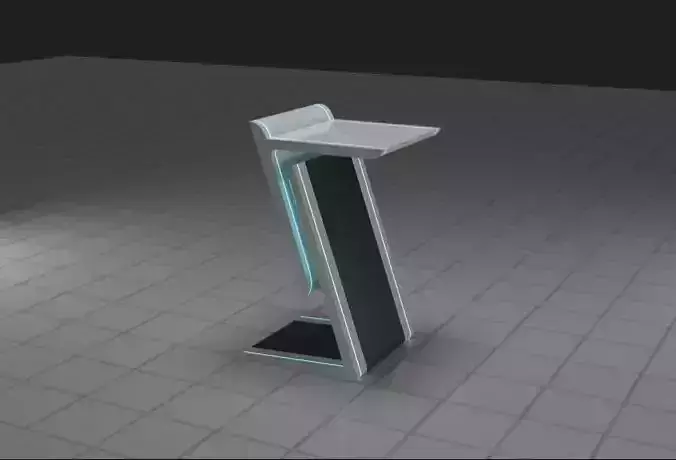 table scifi Free 3D model