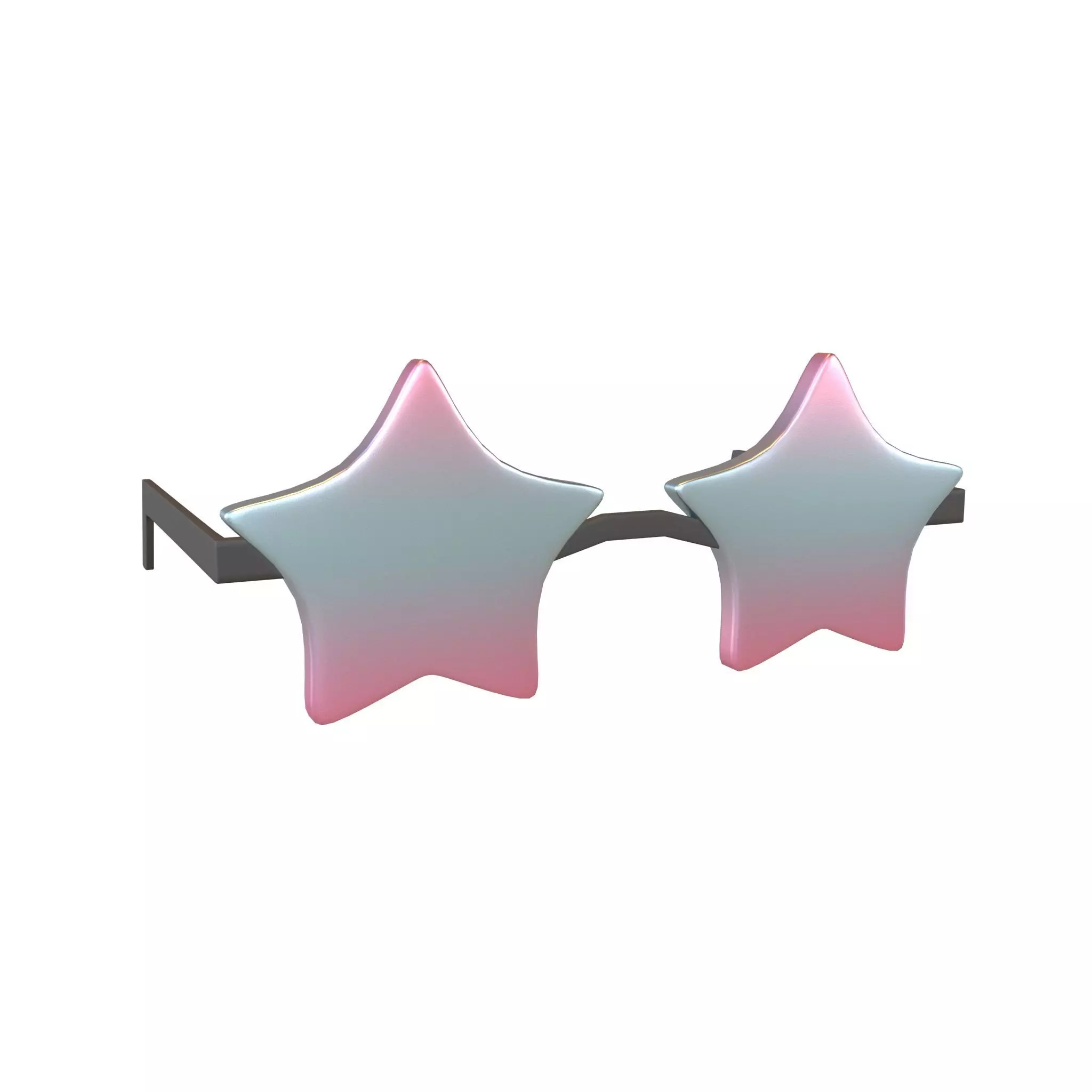 Star Sunglasses v1 023 Low-poly 3D model_0