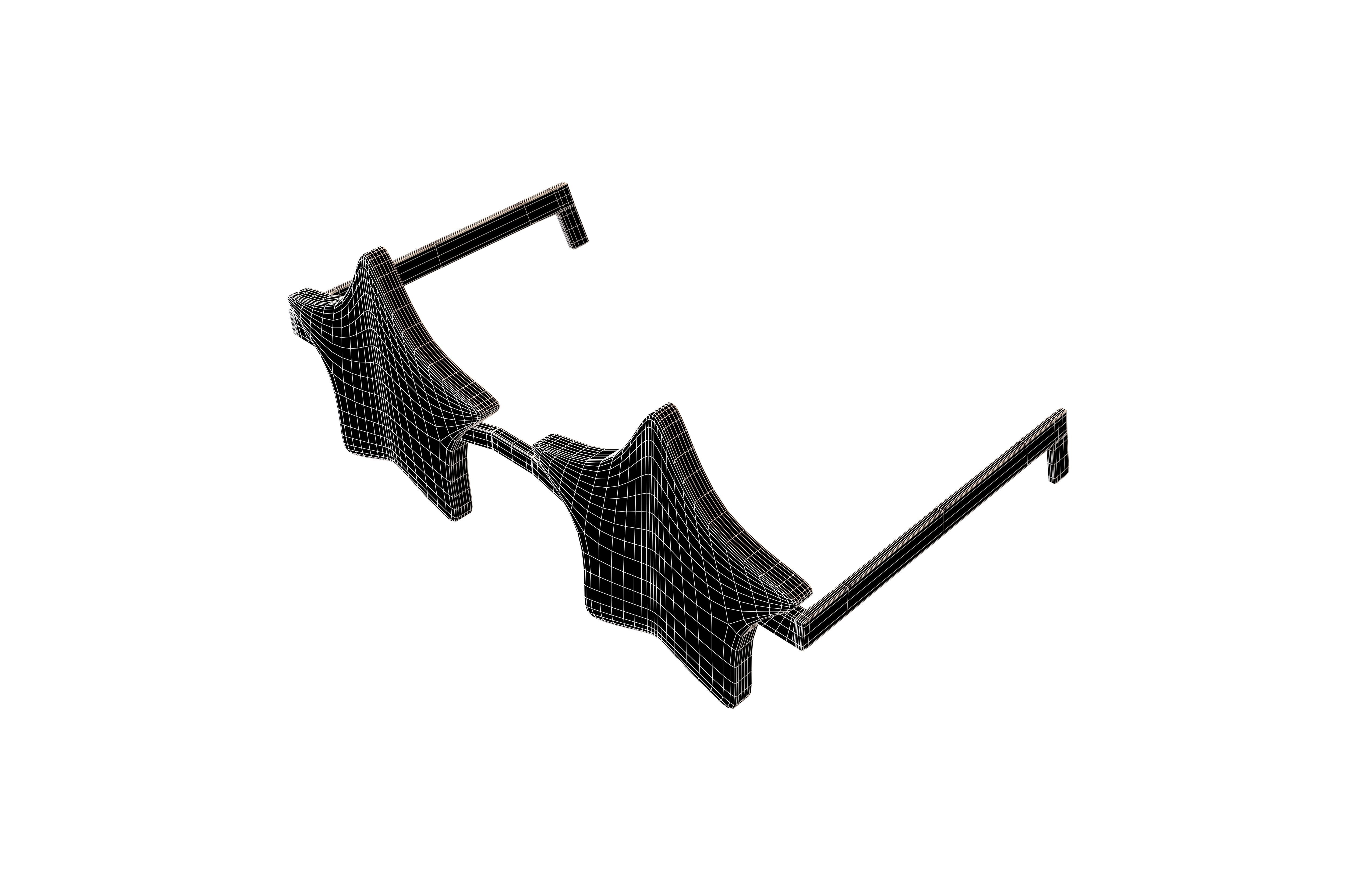 Star Sunglasses v1 023 Low-poly 3D model_6