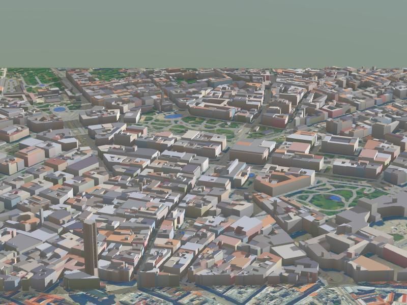 Vienna City Low-poly 3D model_2