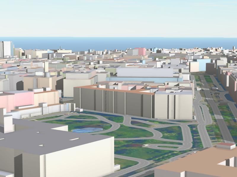 Vienna City Low-poly 3D model_5