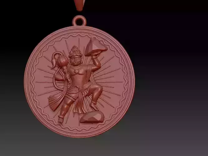Hanuman Ji Idol 3D print model
