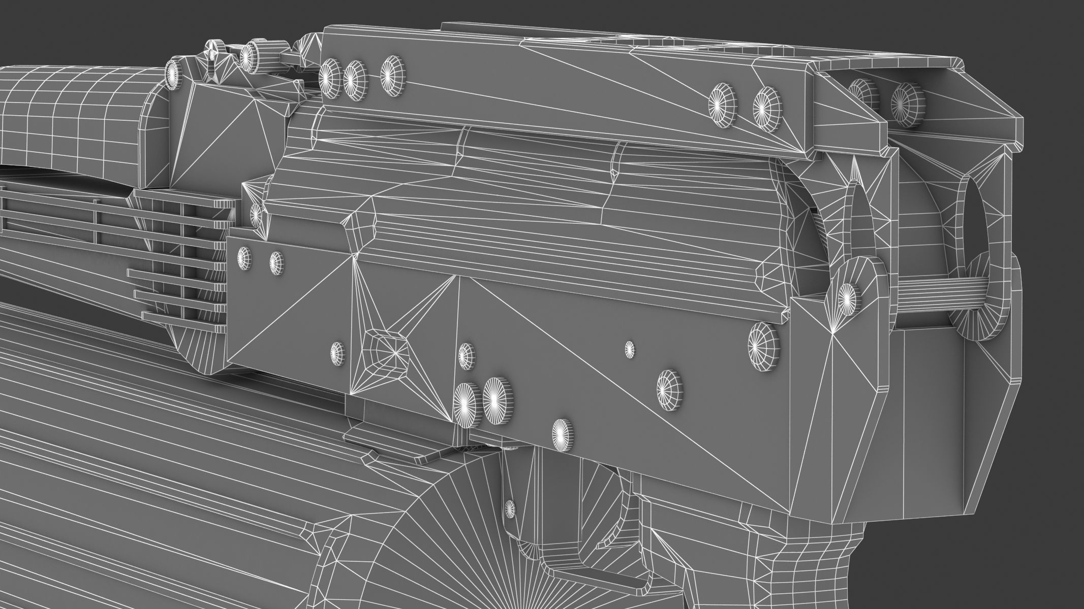 AK-74 PP-19 Mag Low Poly PBR Realistic Low-poly 3D model_21