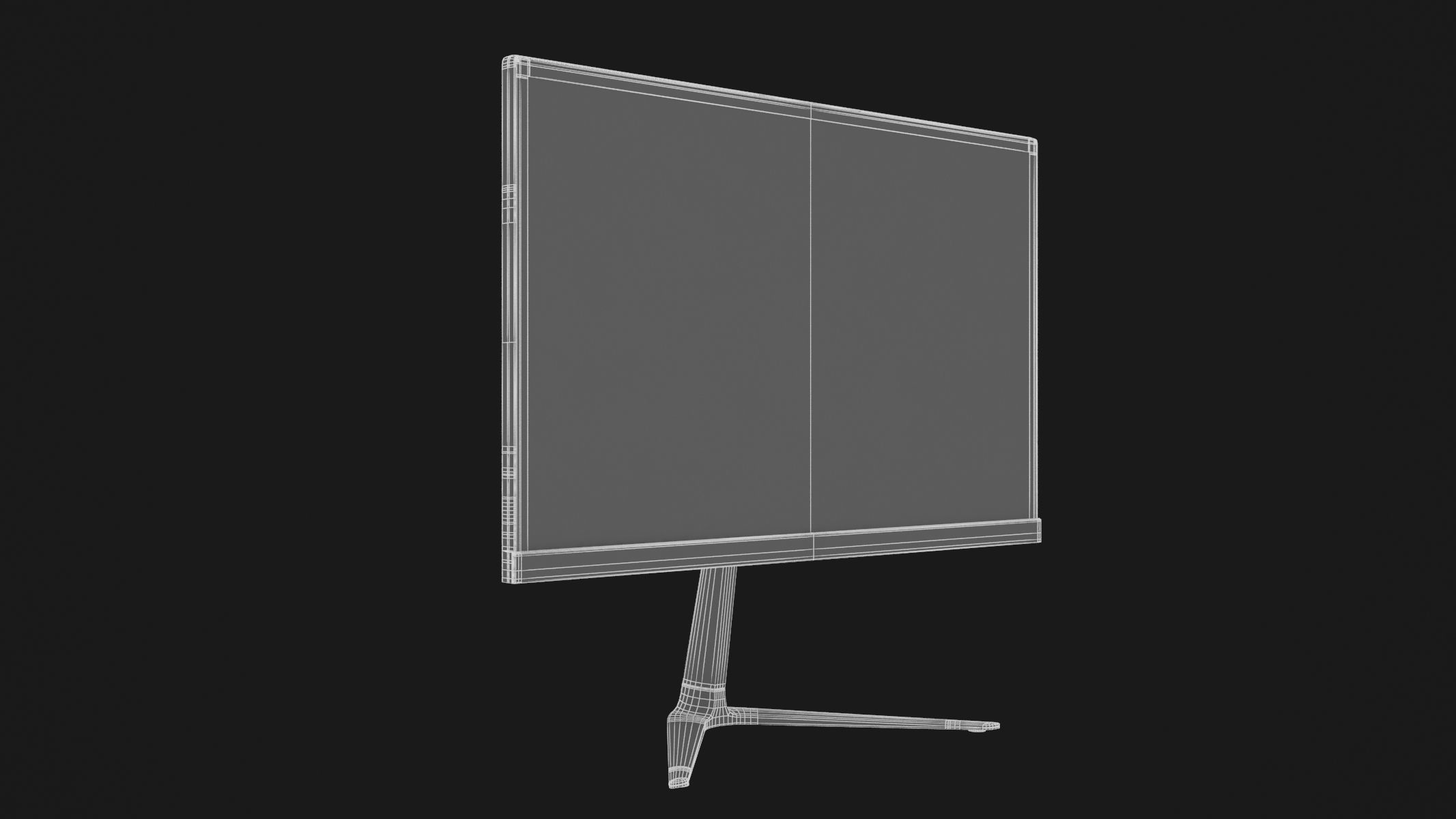 All In One PC 19 inch Generic 3D model_15