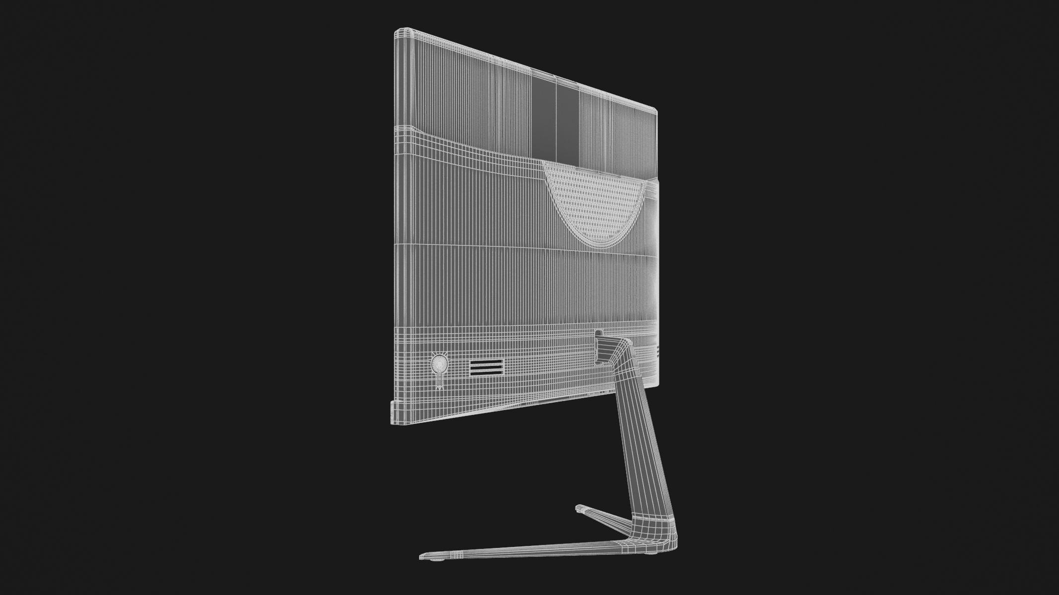 All In One PC 19 inch Generic 3D model_11