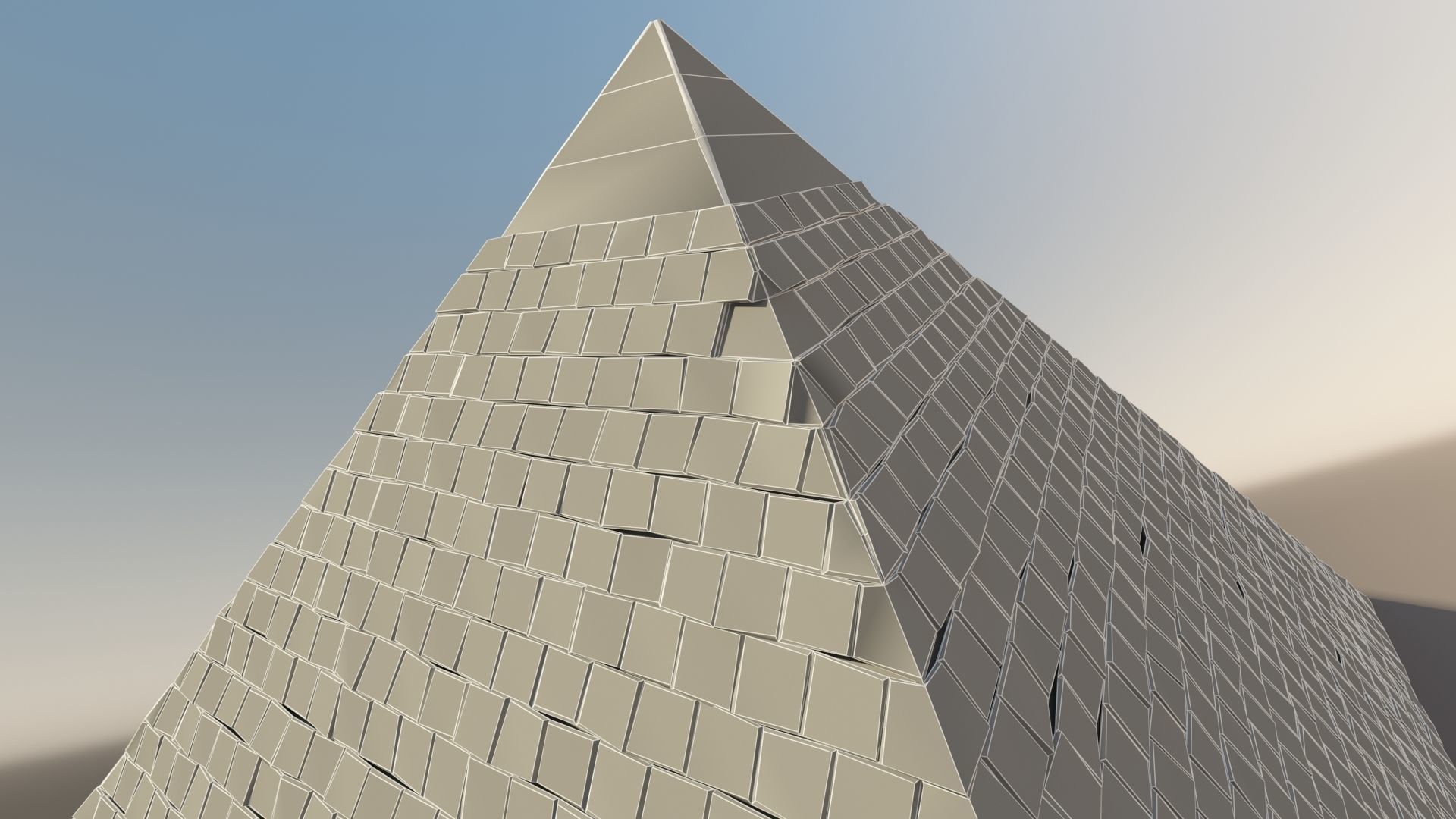 LowPoly Giza Pyramid Free low-poly 3D model_4