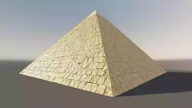 LowPoly Giza Pyramid Free low-poly 3D model