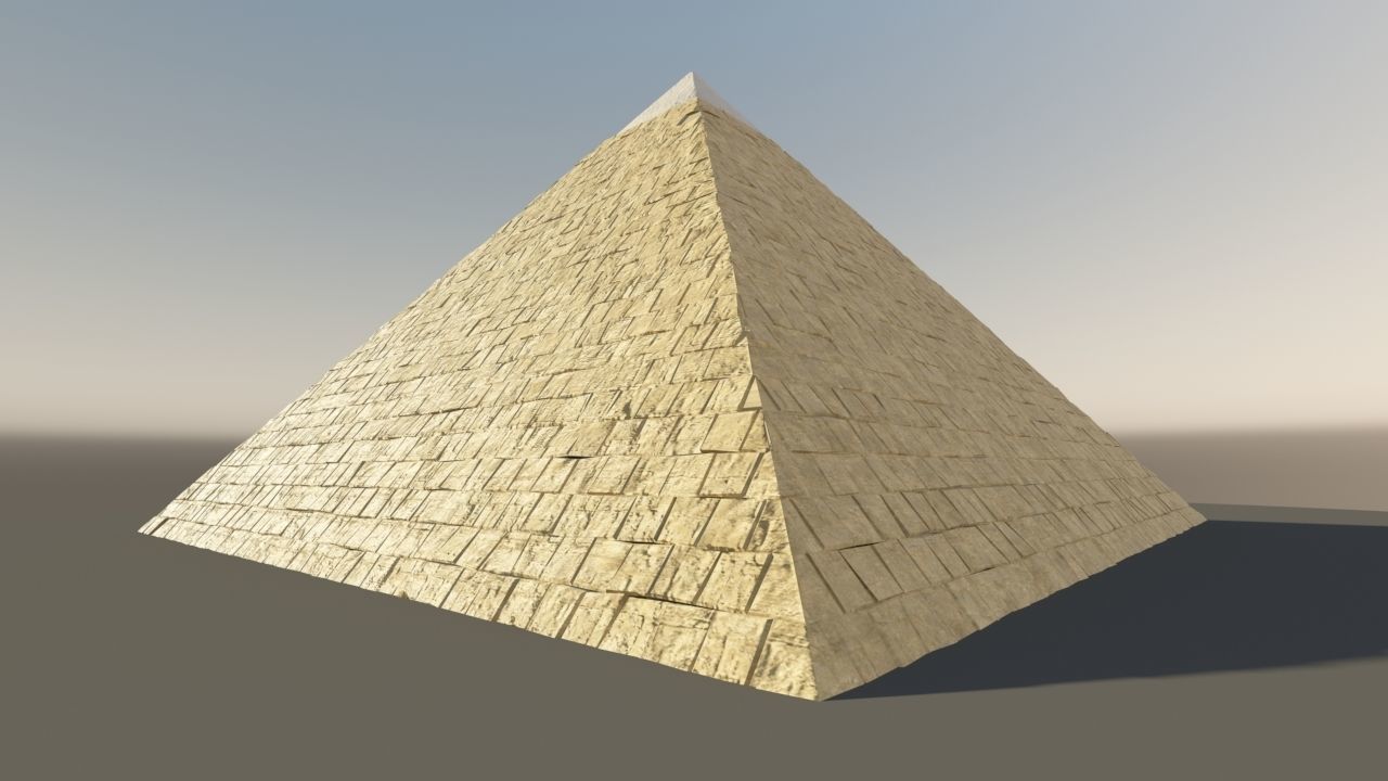 Low Resolution Pyramid LowPoly Giza Pyramid free VR / AR / low-poly 3D model | CGTrader