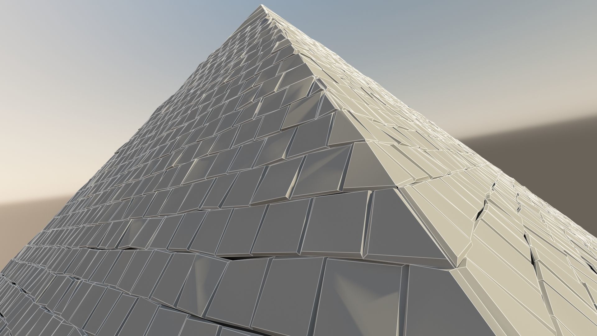 LowPoly Giza Pyramid Free low-poly 3D model_10