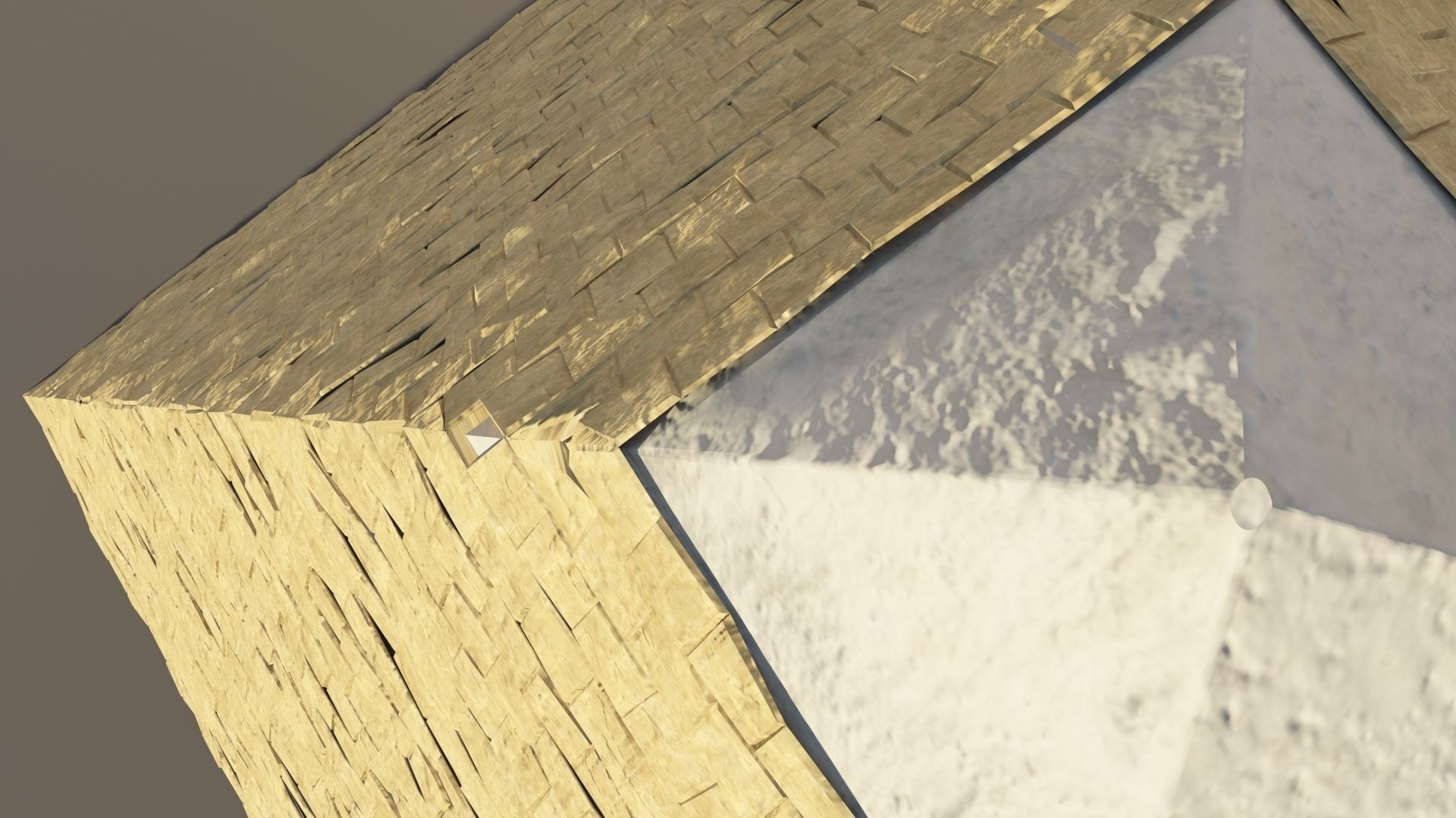 LowPoly Giza Pyramid Free low-poly 3D model_7