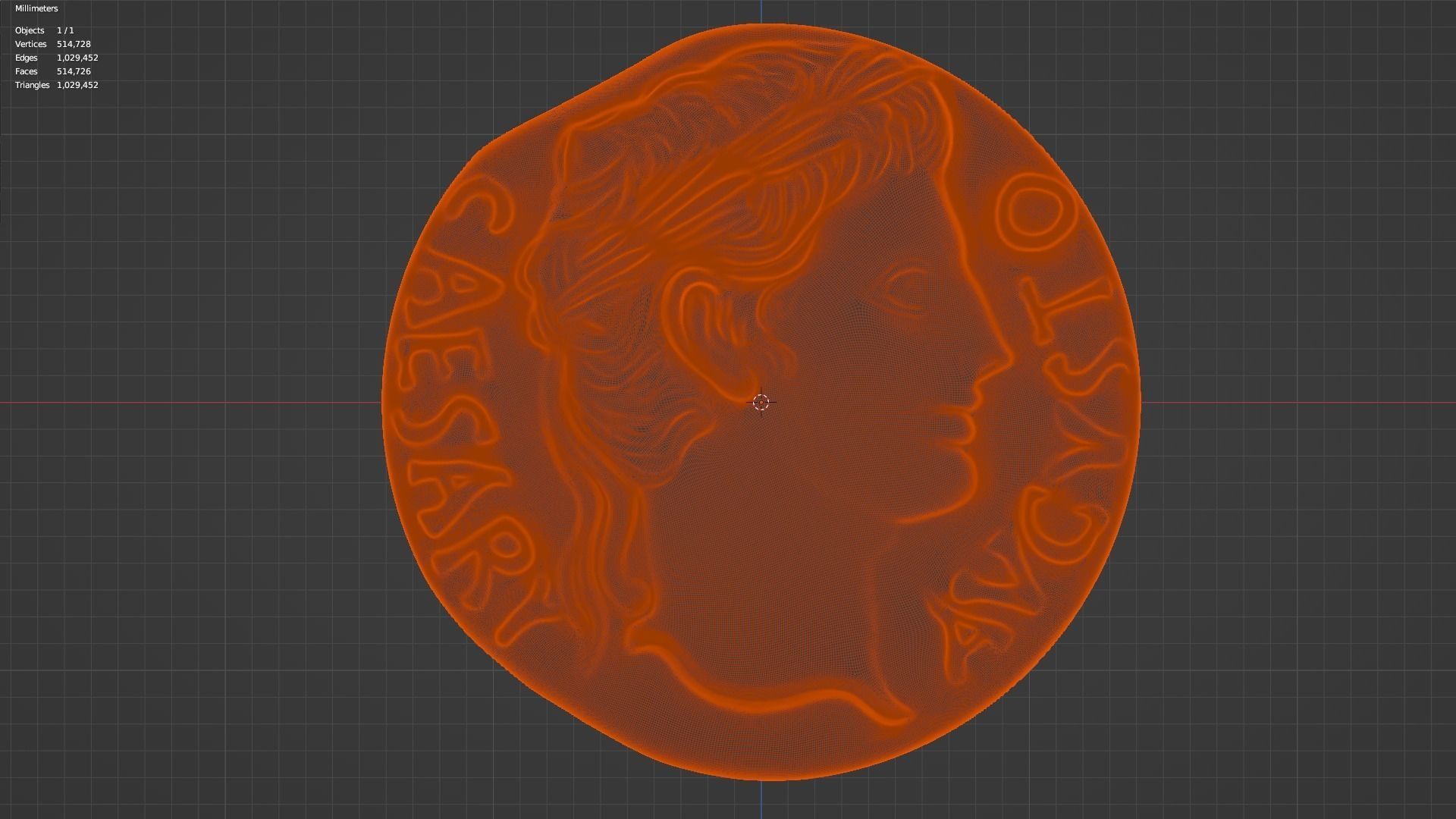 ancient rome coin-victory over Parthia 3D print model_6