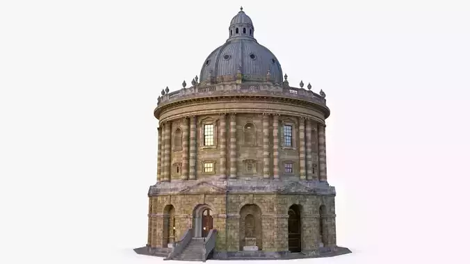 Oxford England Library 3D model