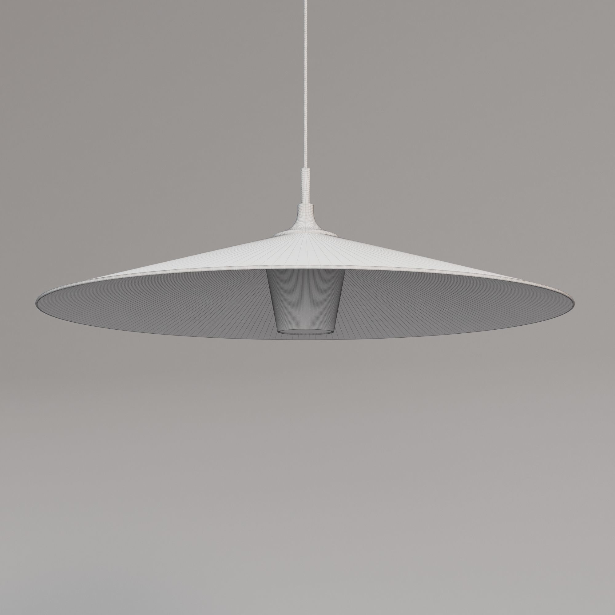 Pendant light Low-poly 3D model_6