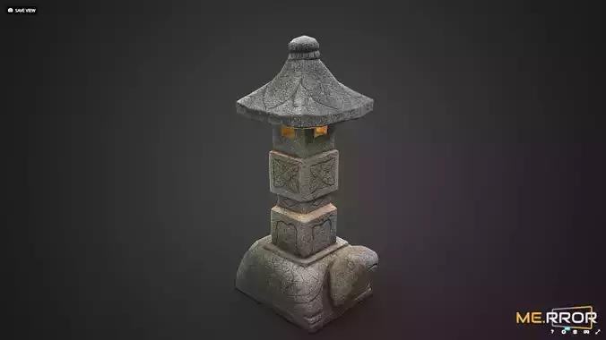 Stone Turtle Lantern