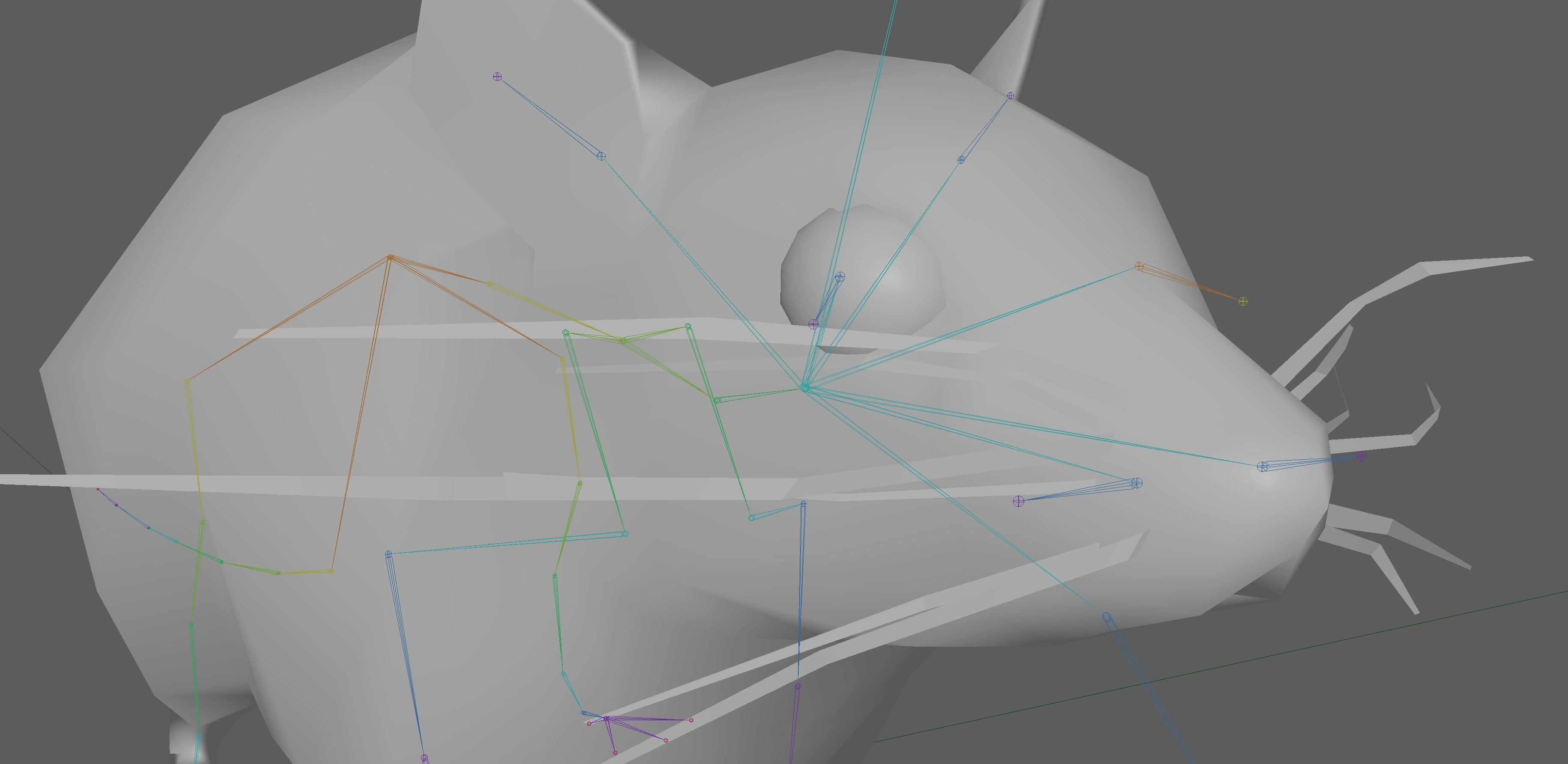 Rat Rig Low-poly 3D model_9