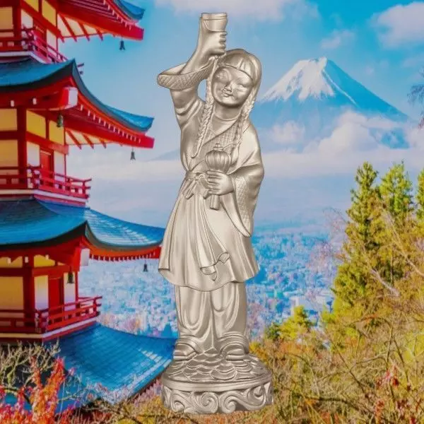 Fille asiatique 3D print model