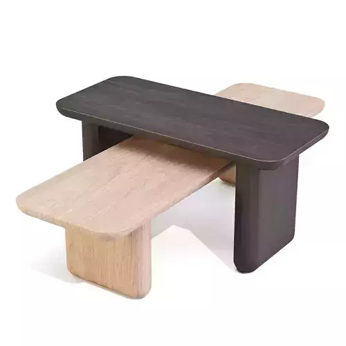 Liu Jo Caillou Panca - Bench Low-poly 3D model
