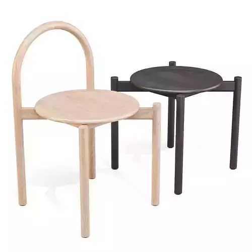 SBW Australia Halo - Dining Chair and Backless Stool