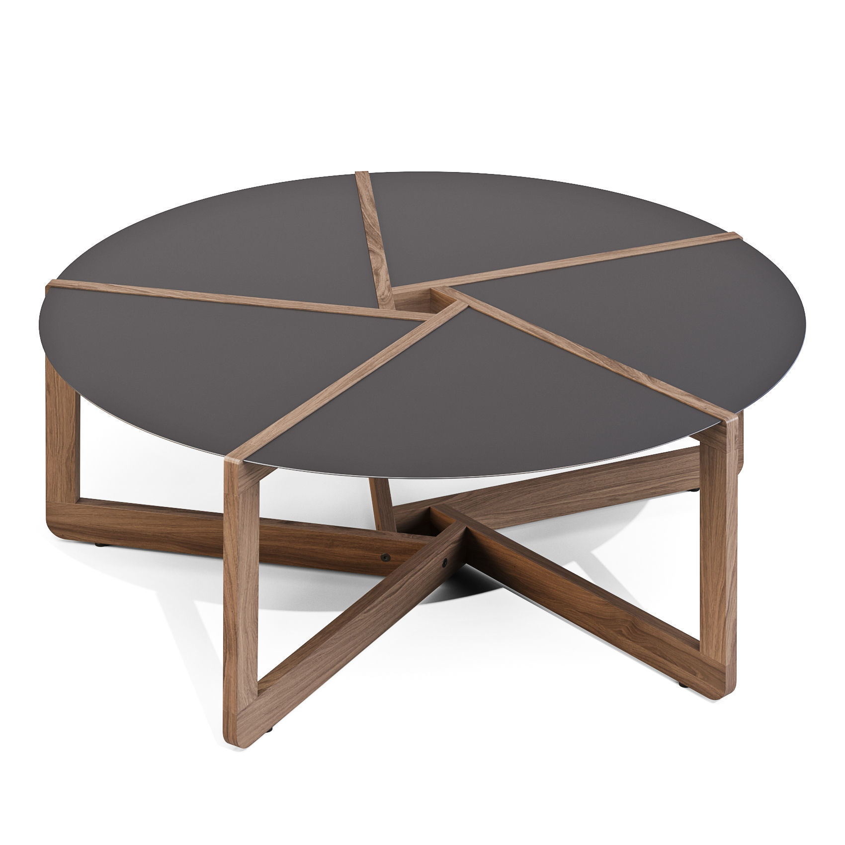 BluDot Pi - Coffee and Side Tables Low-poly 3D model_6