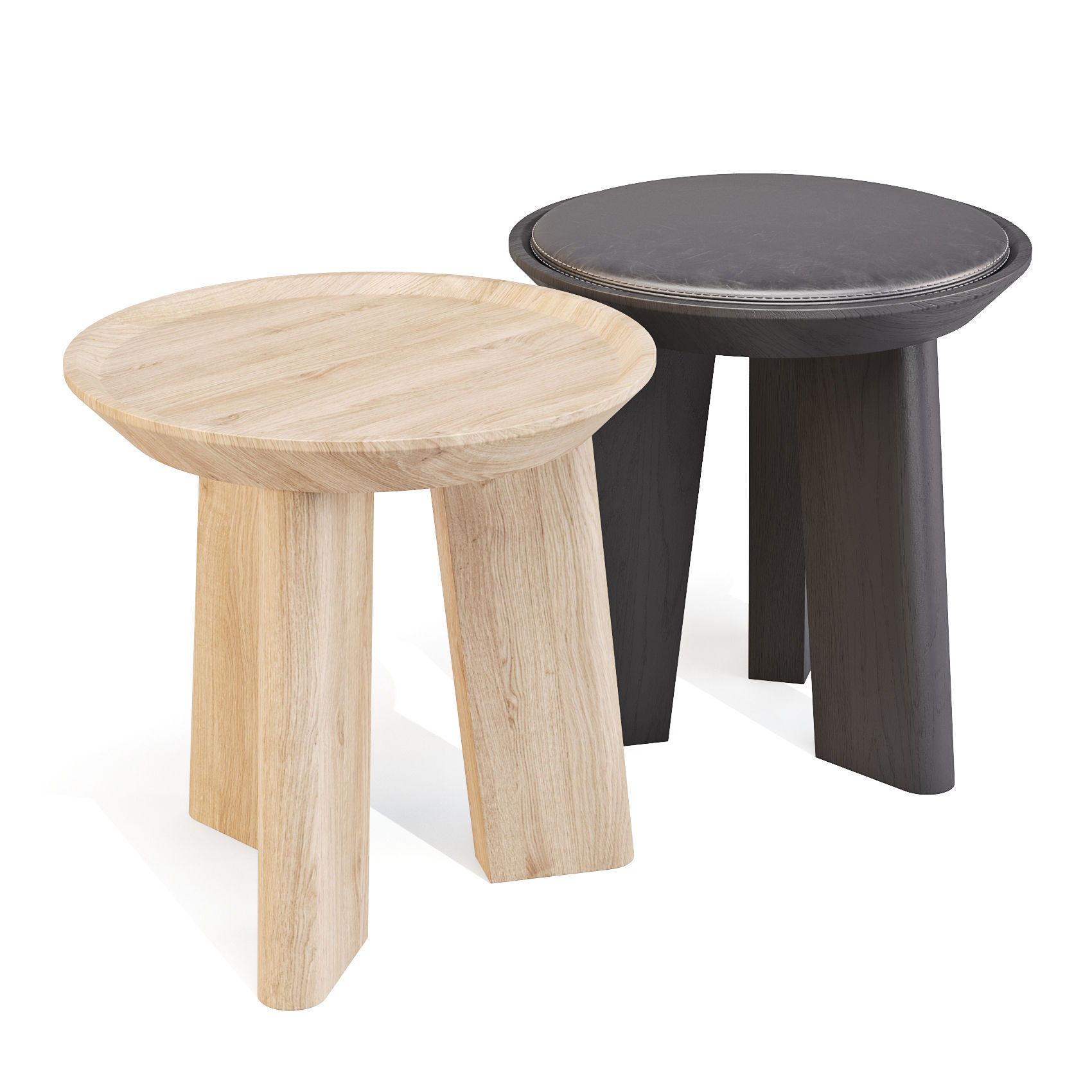 BluDot Mimi - Dining Stool Low-poly 3D model_3