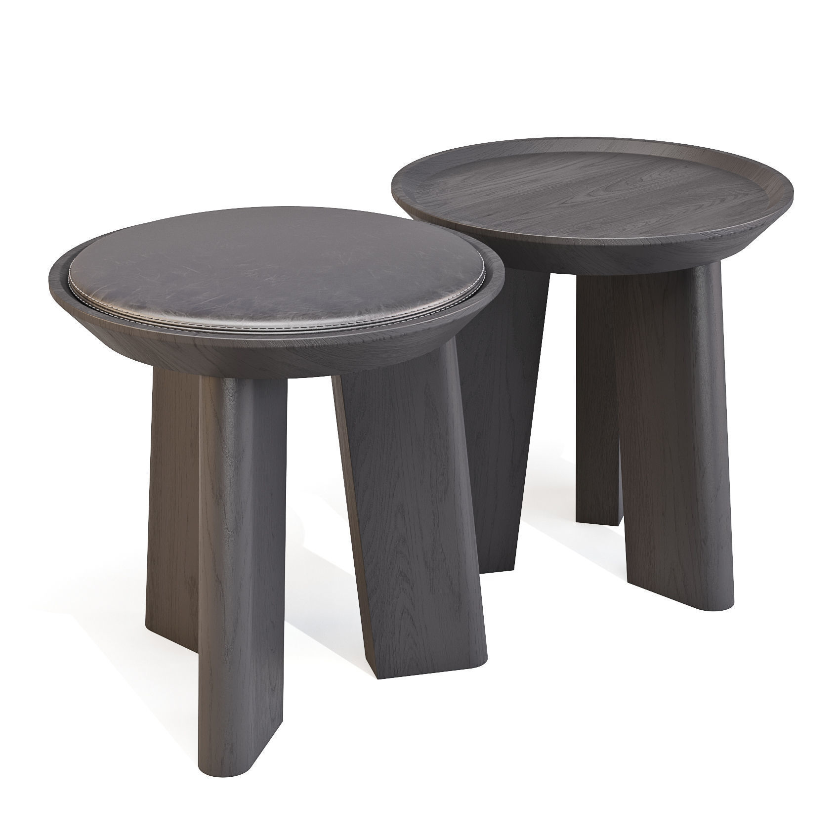 BluDot Mimi - Dining Stool Low-poly 3D model_1