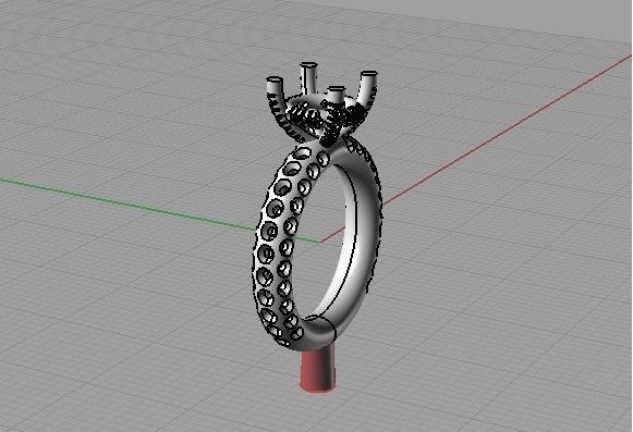 YD218 ring 3D print model_5