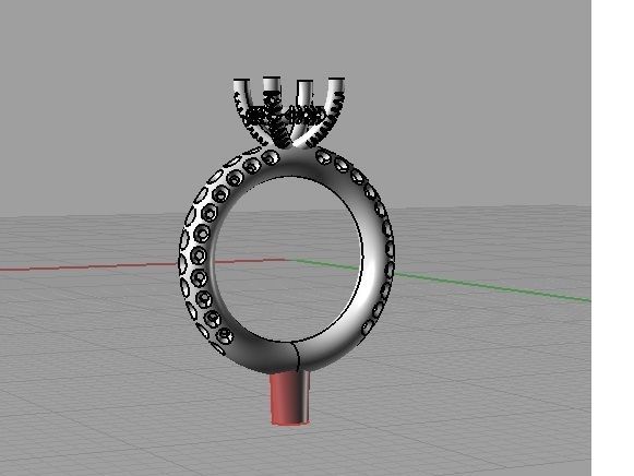 YD218 ring 3D print model_6