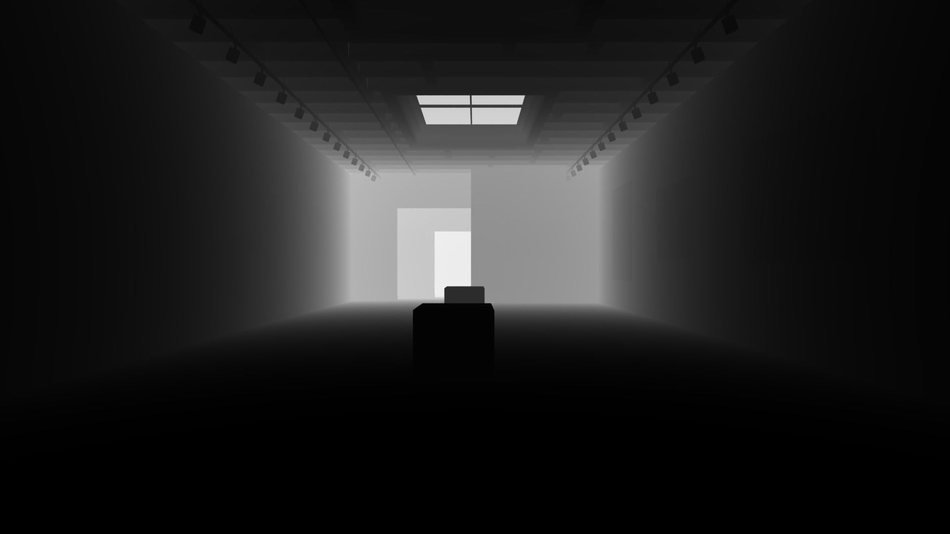 classic vr gallery Low-poly 3D model_16