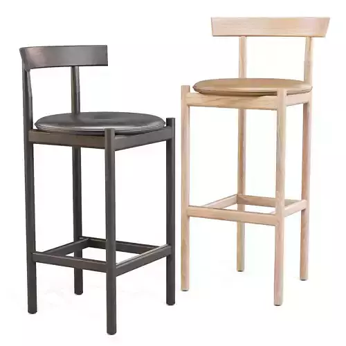 Herman Miller Comma - Bar and Counter Stool Set 02