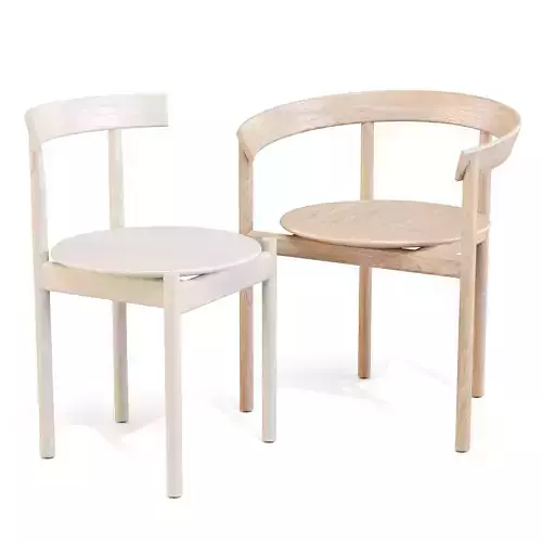 Herman Miller Comma - Dining Chairs Set 01