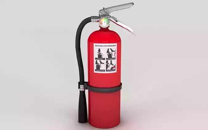 Fire Extinguisher 3D model
