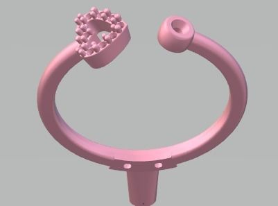 YD219 ring 3D print model_3