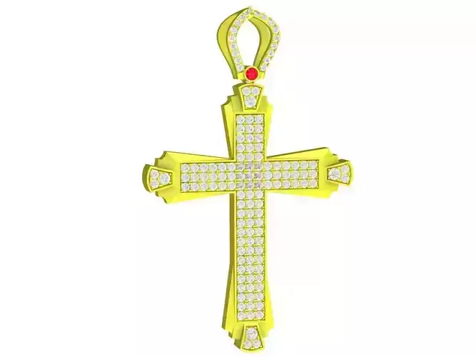 luxury diamond cross pendant 4269