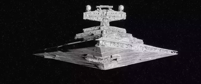 Star Destroyer Imperial II similar class 3D model