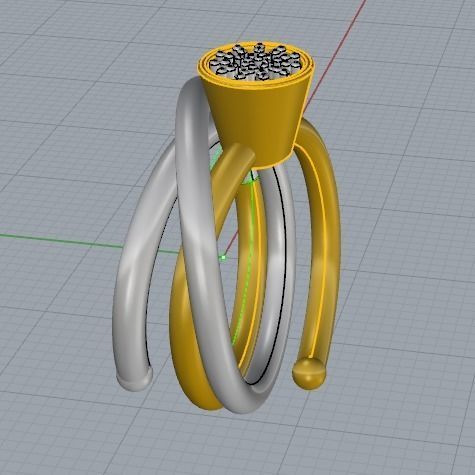 YD220 ring 3D print model_6
