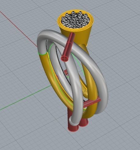 YD220 ring 3D print model_5