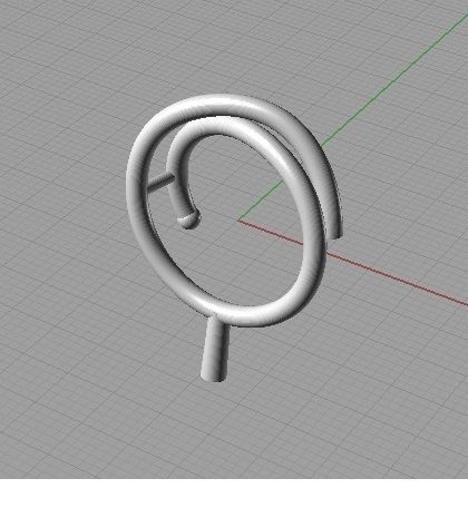 YD220 ring 3D print model_1