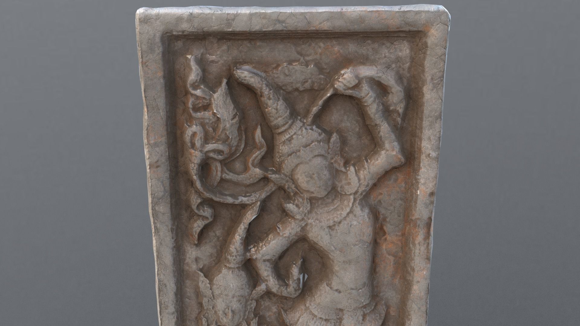 Wall Decoration Low-poly 3D model_9