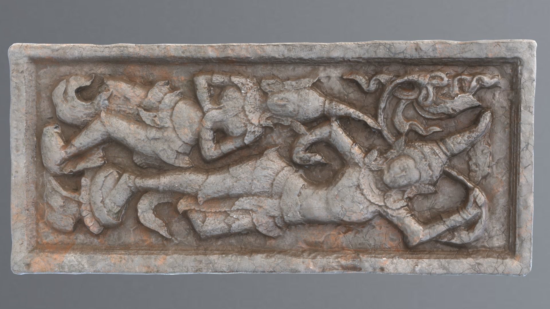 Wall Decoration Low-poly 3D model_4