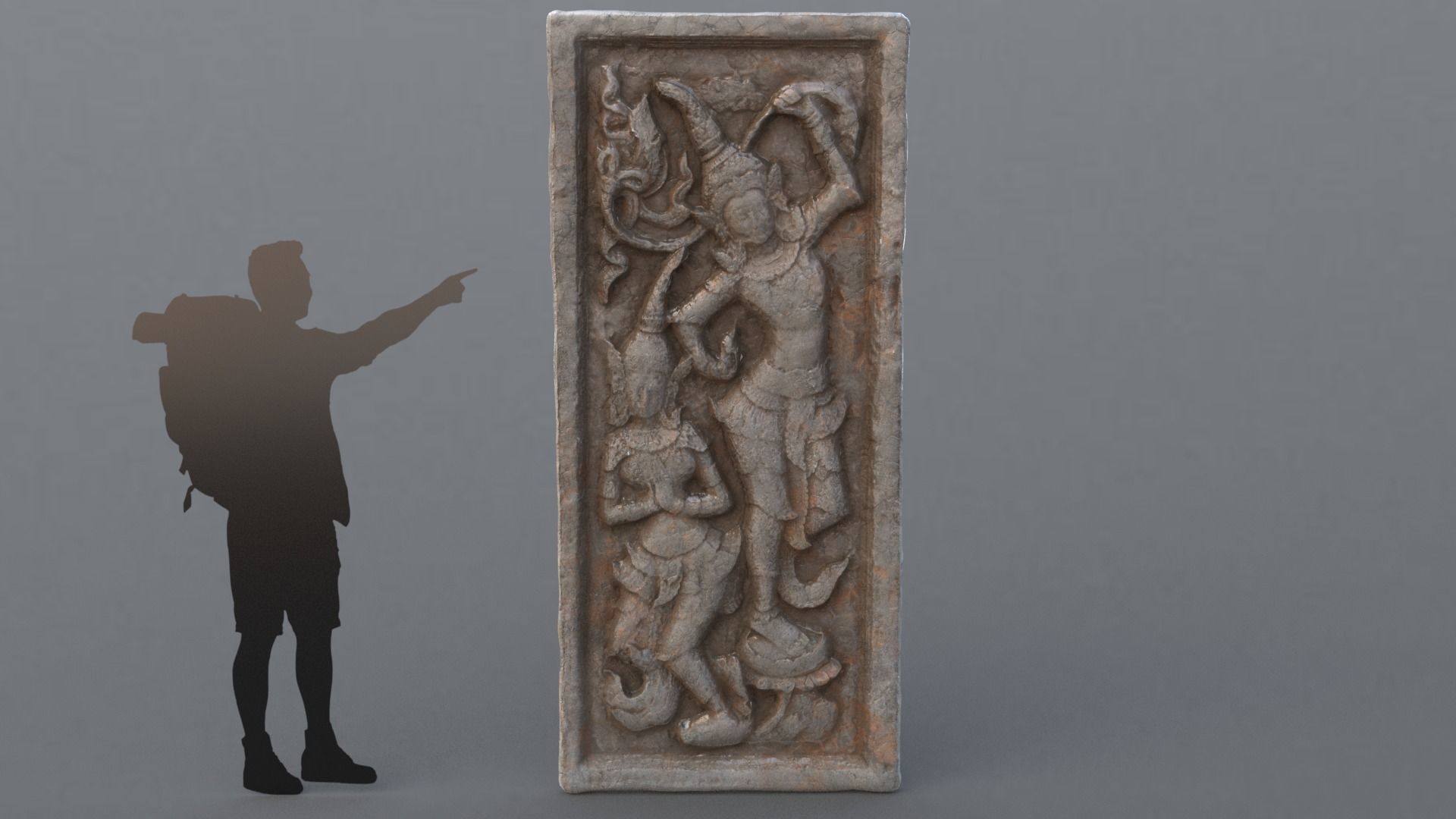 Wall Decoration Low-poly 3D model_8