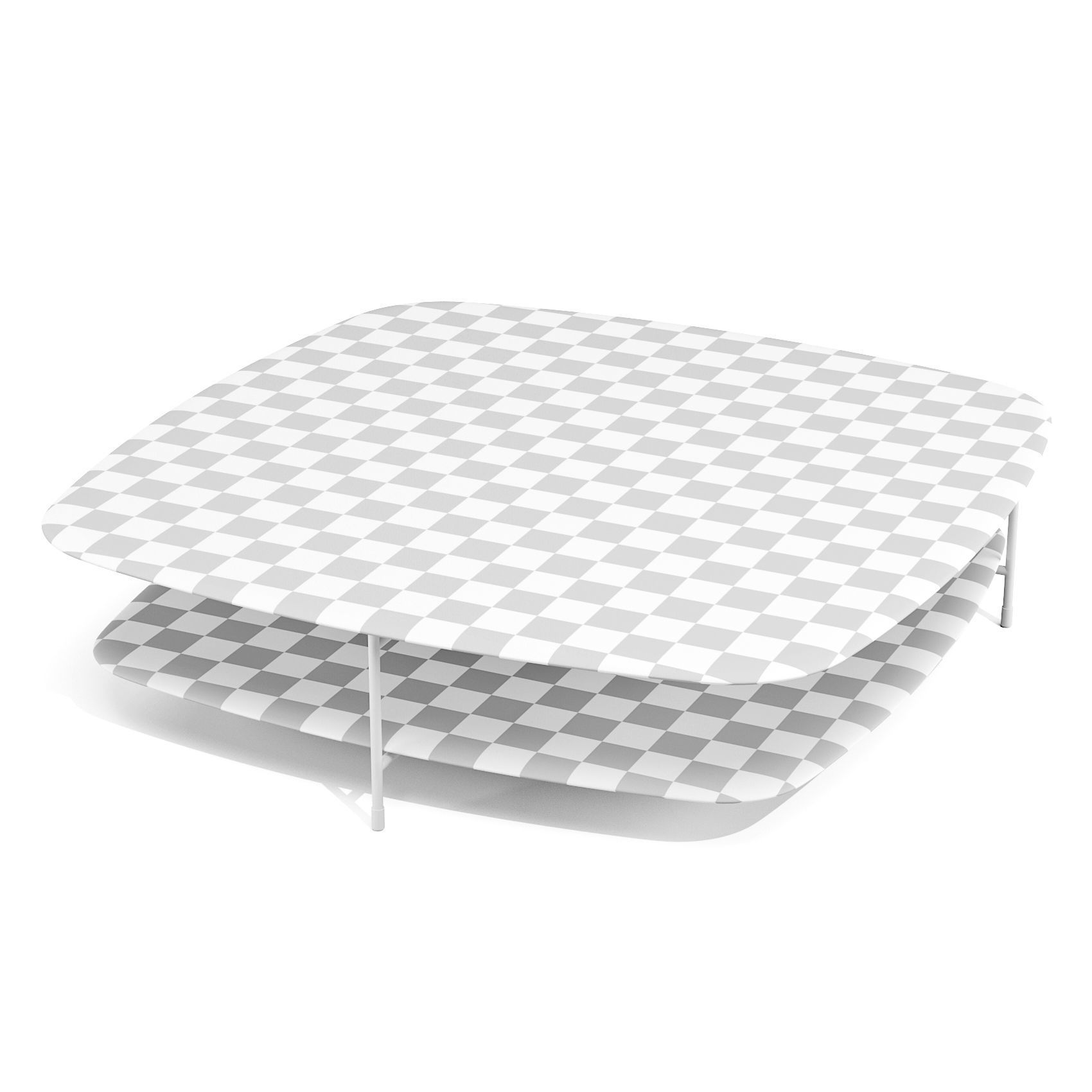 Meridiani Adrian - Coffee and Side Tables Set 02 Low-poly 3D model_6