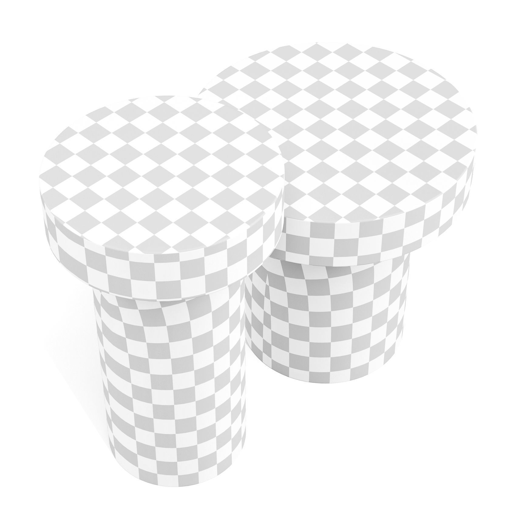 Lema Francis - Coffee and Side Table Low-poly 3D model_6
