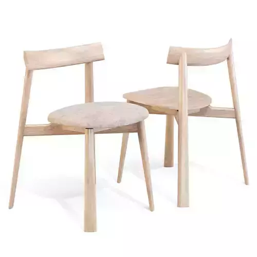 Cizeta Remo - Dining Chairs Low-poly 3D model