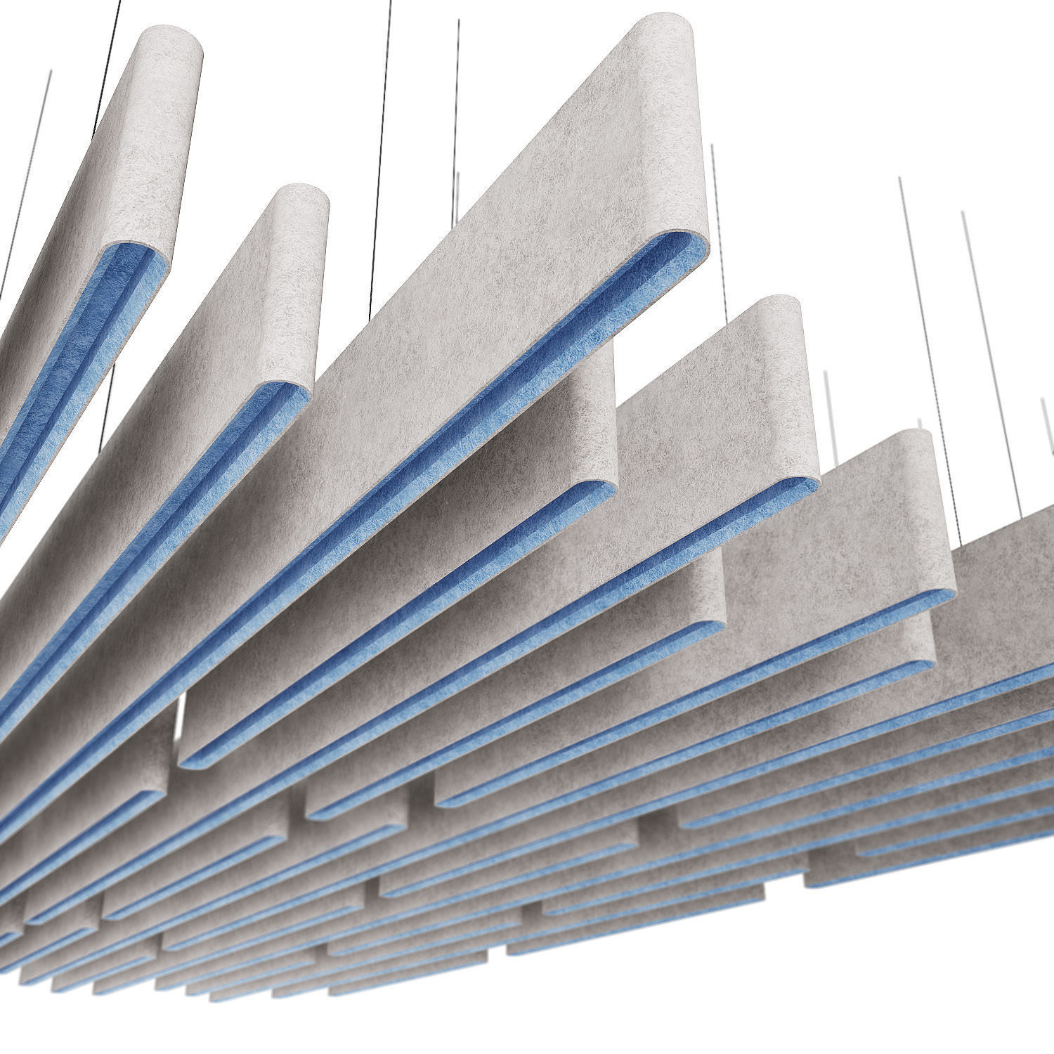 Warp Acoustic Ceiling Baffle 3D model_5