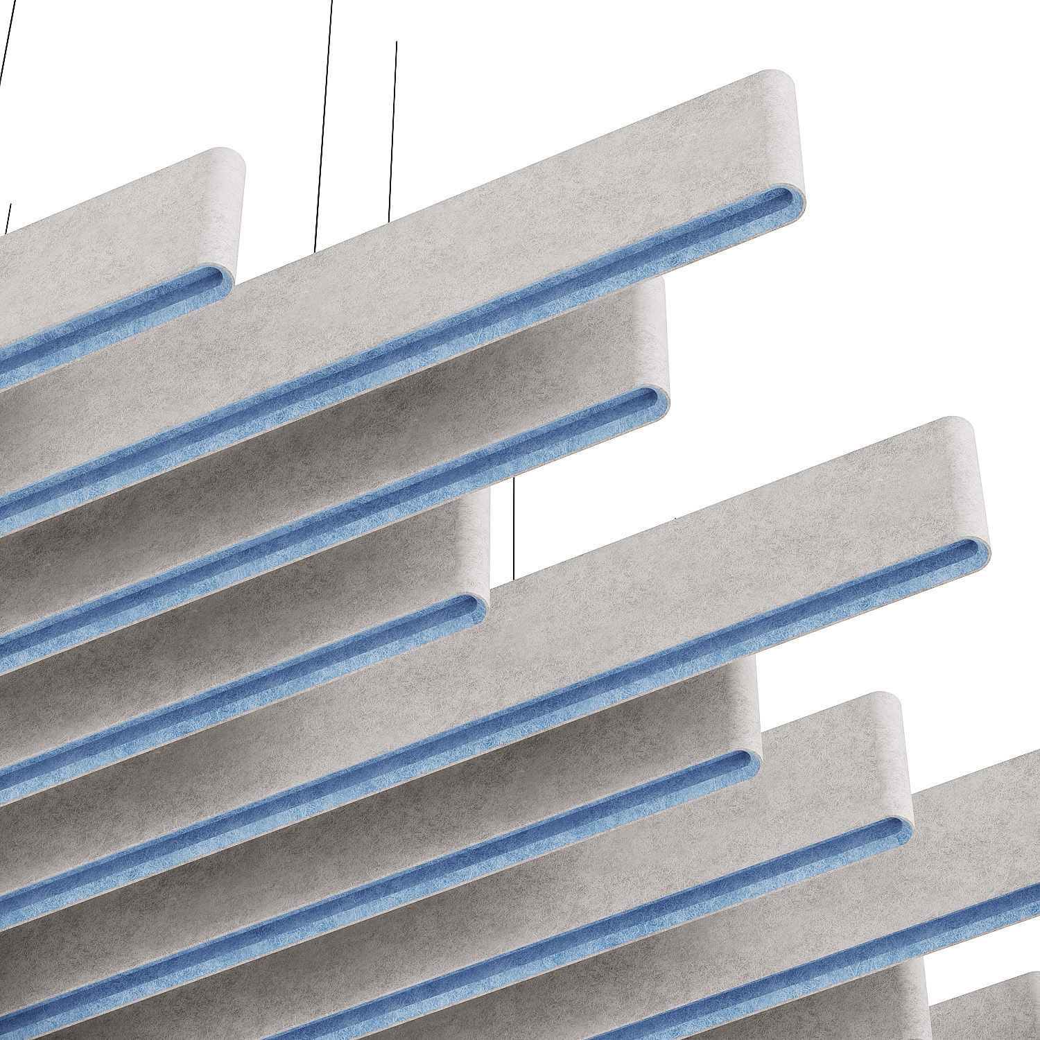 Warp Acoustic Ceiling Baffle 3D model_3