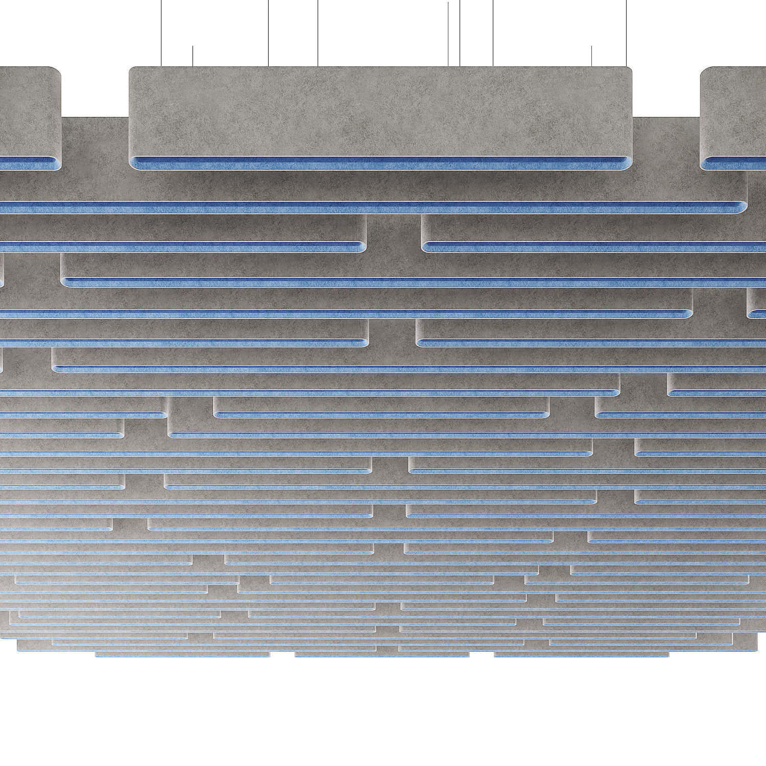 Warp Acoustic Ceiling Baffle 3D model_4