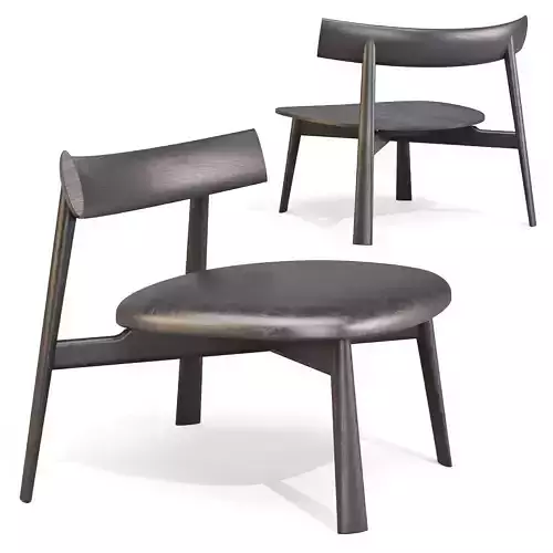 Cizeta Remo - Lounge Chairs Low-poly 3D model